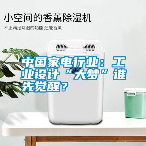 中國家電行業(yè)：工業(yè)設(shè)計“大夢”誰先覺醒？