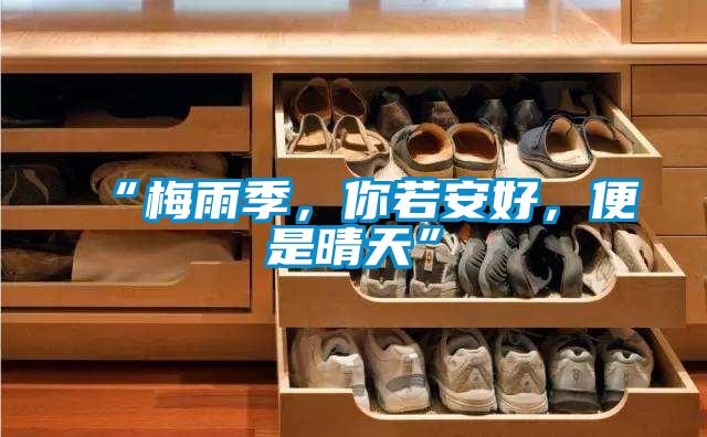 “梅雨季，你若安好，便是晴天”