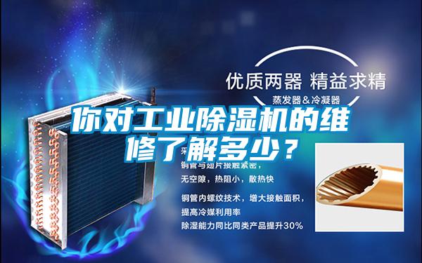 你對(duì)工業(yè)除濕機(jī)的維修了解多少？