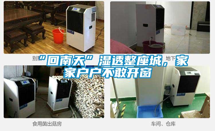 “回南天”濕透整座城，家家戶戶不敢開窗