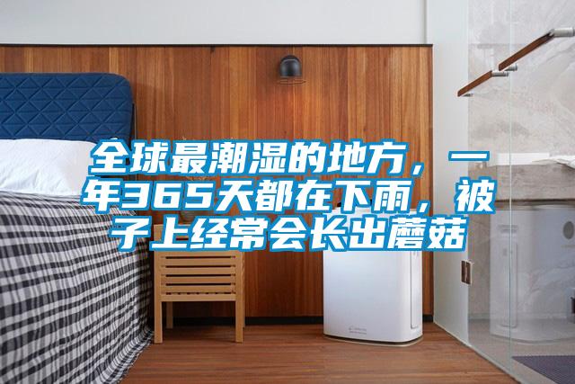全球最潮濕的地方，一年365天都在下雨，被子上經(jīng)常會(huì)長(zhǎng)出蘑菇