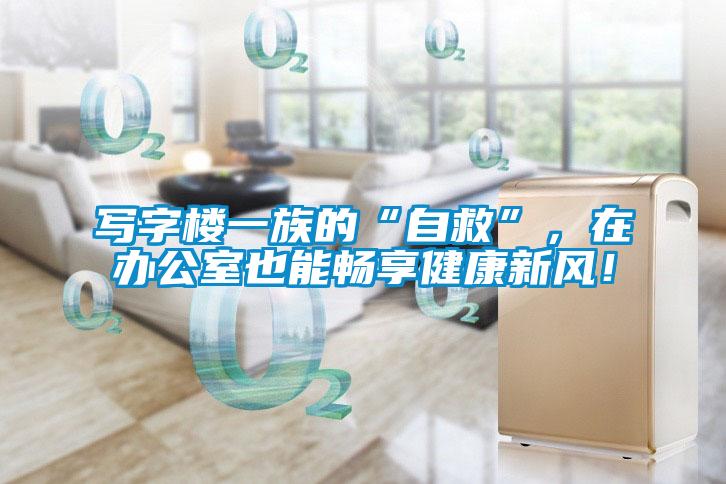 寫字樓一族的“自救”，在辦公室也能暢享健康新風(fēng)！