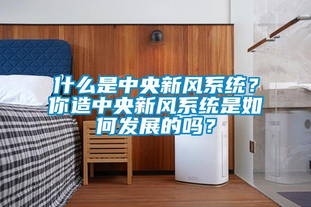 什么是中央新風(fēng)系統(tǒng)？你造中央新風(fēng)系統(tǒng)是如何發(fā)展的嗎？