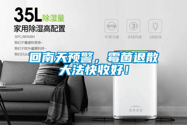回南天預(yù)警，霉菌退散大法快收好！