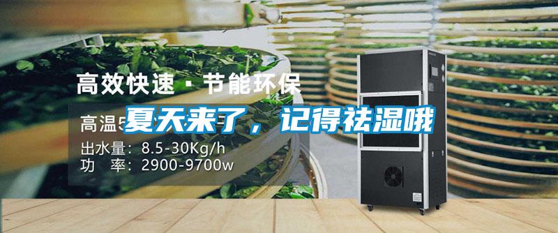 夏天來了，記得祛濕哦