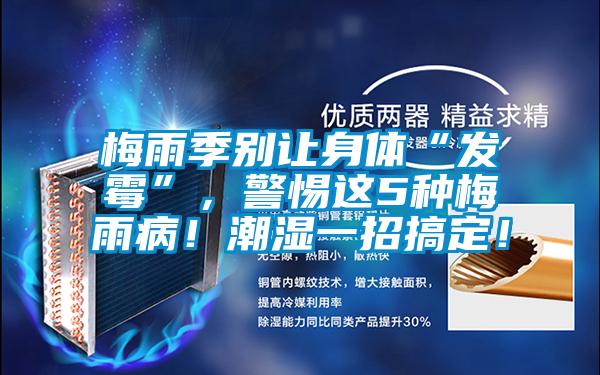 梅雨季別讓身體“發(fā)霉”，警惕這5種梅雨??！潮濕一招搞定！
