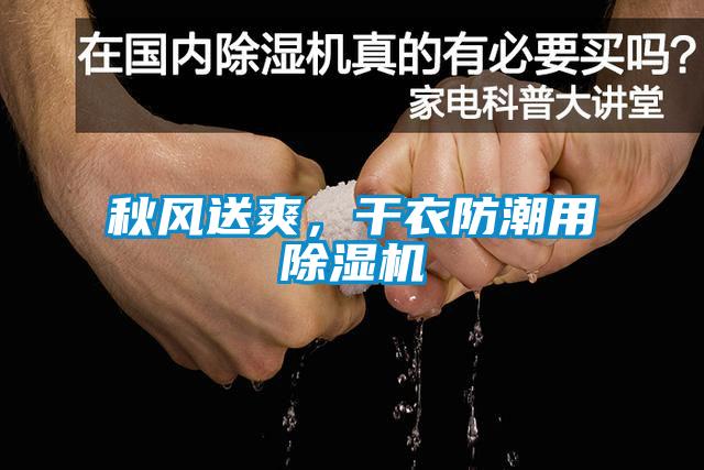 秋風送爽，干衣防潮用除濕機