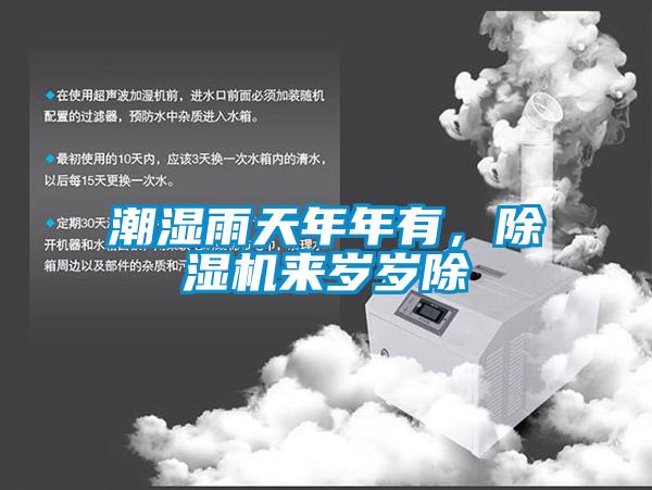潮濕雨天年年有，除濕機來歲歲除