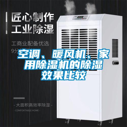 空調(diào)、暖風(fēng)機(jī)、家用除濕機(jī)的除濕效果比較