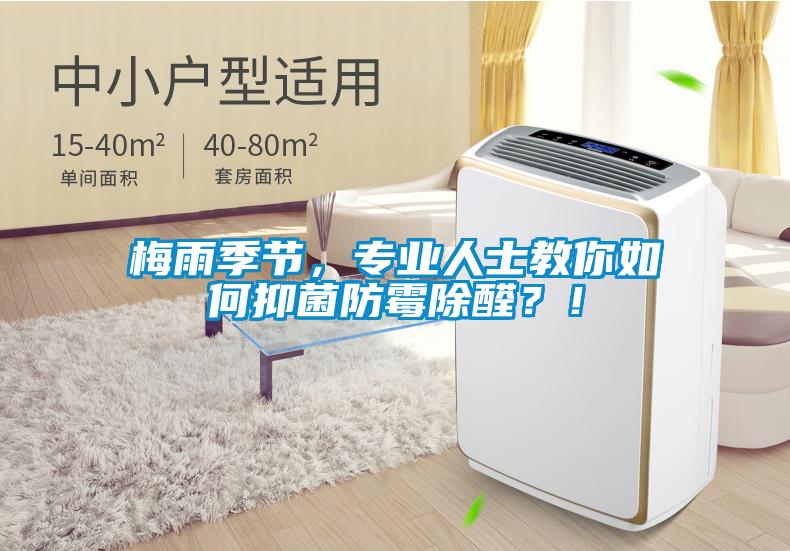 梅雨季節(jié)，專業(yè)人士教你如何抑菌防霉除醛？！