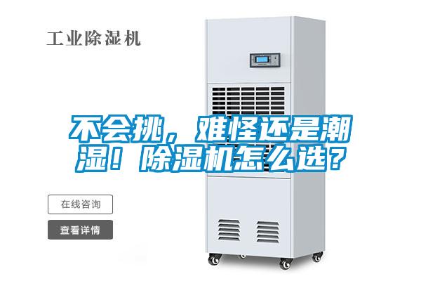 不會挑，難怪還是潮濕！除濕機怎么選？