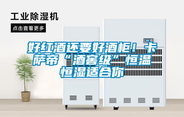 好紅酒還要好酒柜！卡薩帝“酒窖級”恒溫恒濕適合你