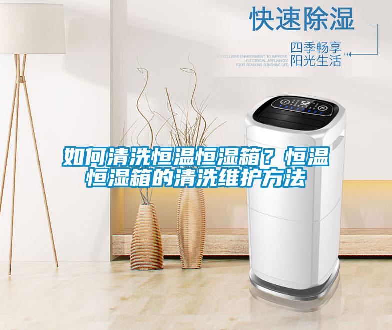 如何清洗恒溫恒濕箱？恒溫恒濕箱的清洗維護方法