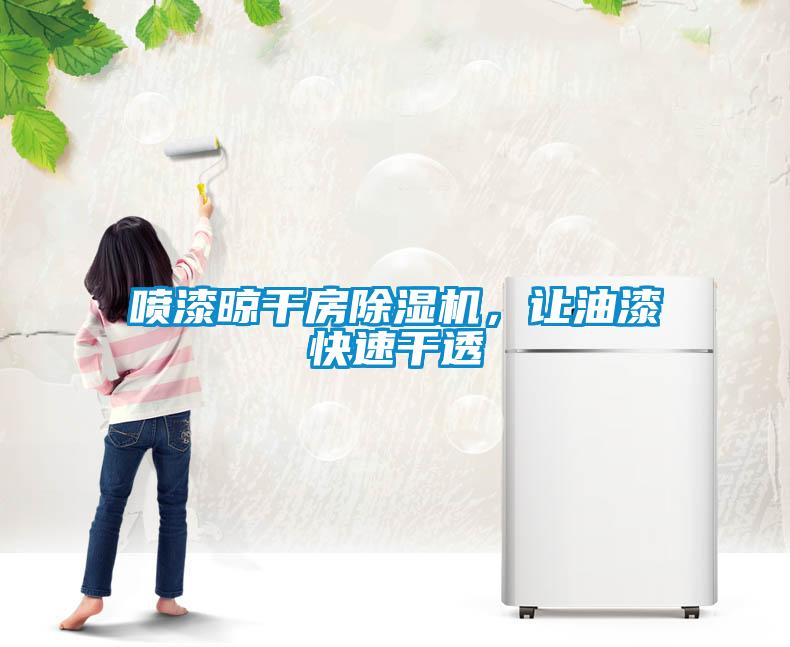 噴漆晾干房除濕機，讓油漆快速干透