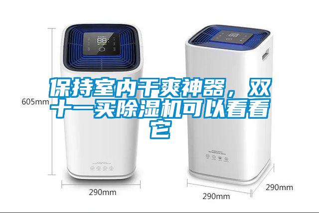 保持室內(nèi)干爽神器，雙十一買除濕機可以看看它
