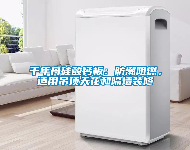 千年舟硅酸鈣板：防潮阻燃，適用吊頂天花和隔墻裝修