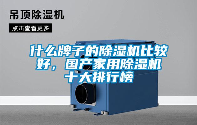 什么牌子的除濕機(jī)比較好，國產(chǎn)家用除濕機(jī)十大排行榜