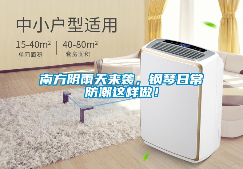 南方陰雨天來襲，鋼琴日常防潮這樣做！