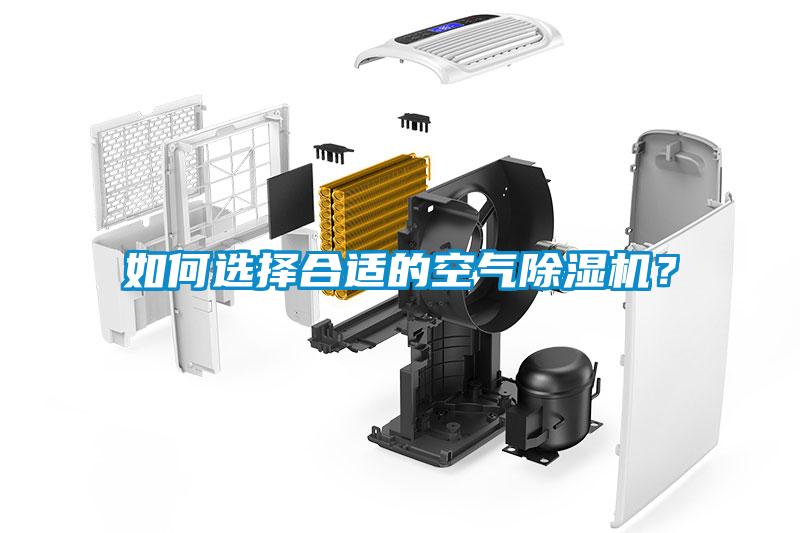 如何選擇合適的空氣除濕機？