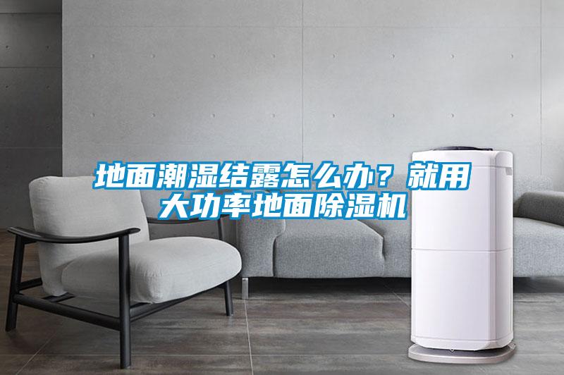 地面潮濕結(jié)露怎么辦？就用大功率地面除濕機(jī)