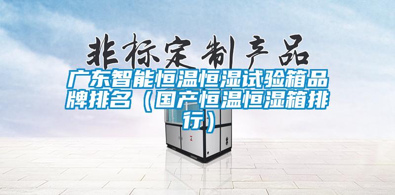 廣東智能恒溫恒濕試驗(yàn)箱品牌排名（國產(chǎn)恒溫恒濕箱排行）