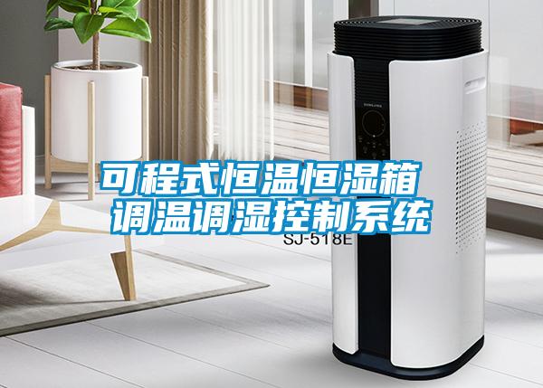 可程式恒溫恒濕箱 調溫調濕控制系統(tǒng)