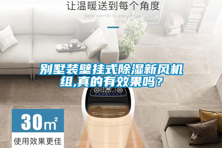 別墅裝壁掛式除濕新風(fēng)機(jī)組,真的有效果嗎？