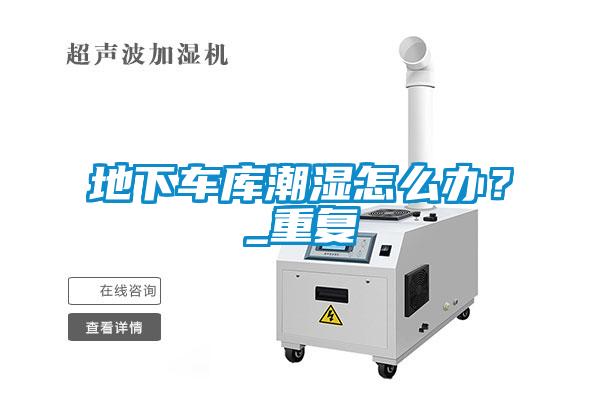 地下車庫潮濕怎么辦？_重復