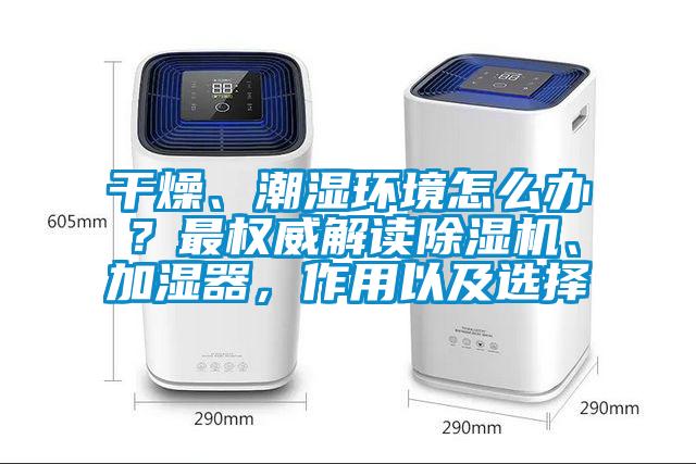 干燥、潮濕環(huán)境怎么辦？最權(quán)威解讀除濕機(jī)、加濕器，作用以及選擇