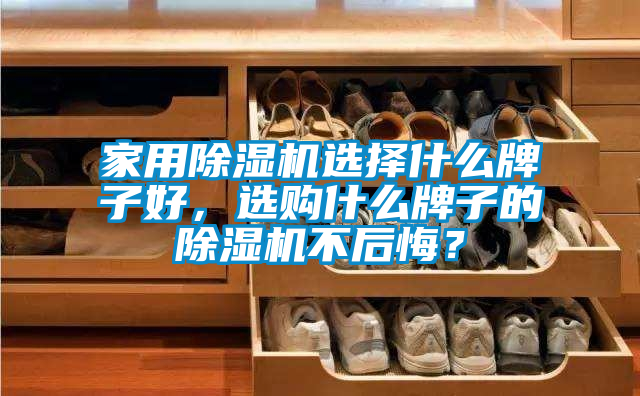 家用除濕機選擇什么牌子好，選購什么牌子的除濕機不后悔？