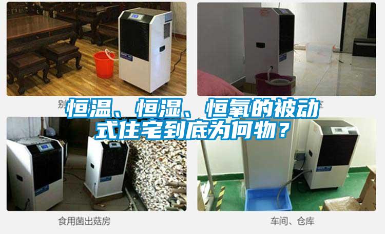 恒溫、恒濕、恒氧的被動(dòng)式住宅到底為何物？