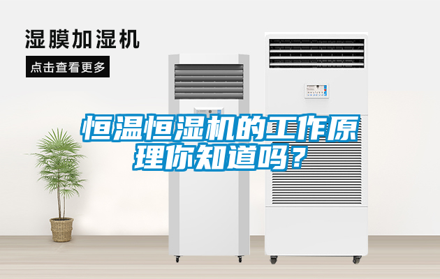恒溫恒濕機(jī)的工作原理你知道嗎？