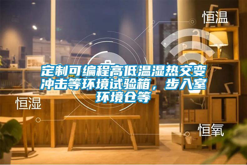 定制可編程高低溫濕熱交變沖擊等環(huán)境試驗箱，步入室環(huán)境倉等