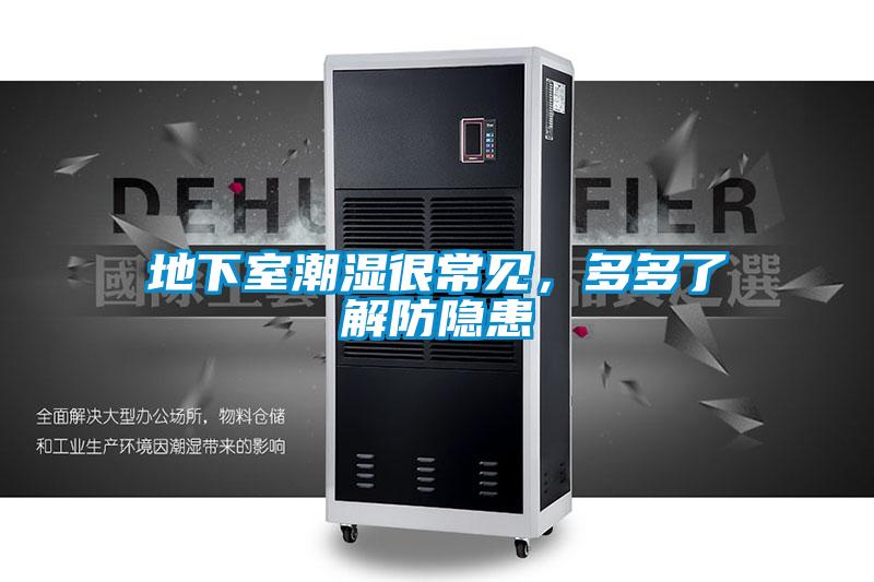 地下室潮濕很常見，多多了解防隱患