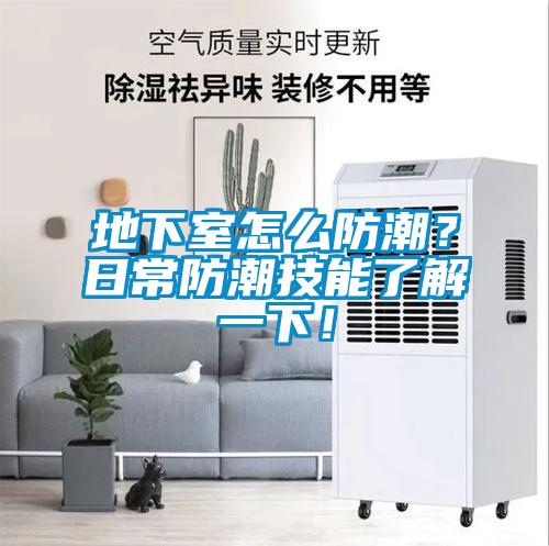 地下室怎么防潮？日常防潮技能了解一下！