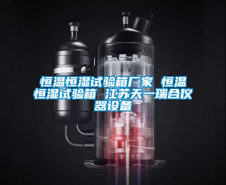 恒溫恒濕試驗(yàn)箱廠(chǎng)家 恒溫恒濕試驗(yàn)箱 江蘇天一瑞合儀器設(shè)備