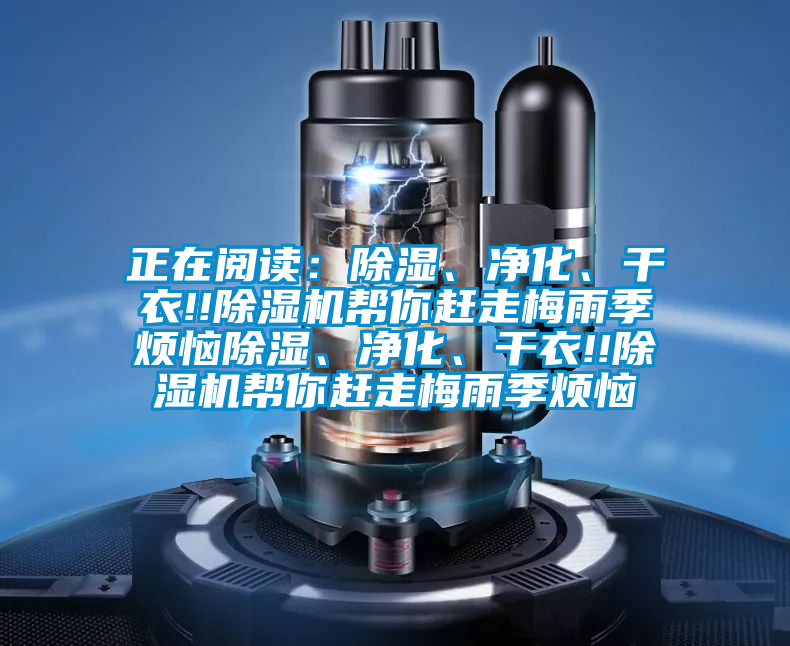 正在閱讀：除濕、凈化、干衣!!除濕機(jī)幫你趕走梅雨季煩惱除濕、凈化、干衣!!除濕機(jī)幫你趕走梅雨季煩惱