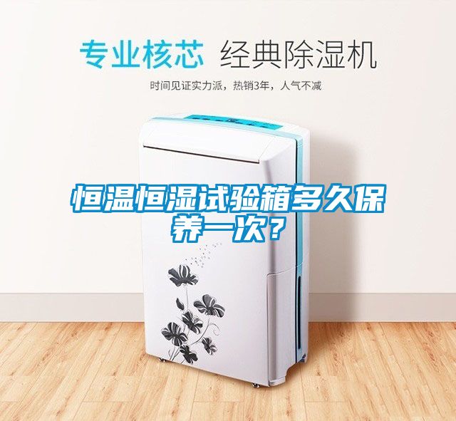 恒溫恒濕試驗箱多久保養(yǎng)一次？