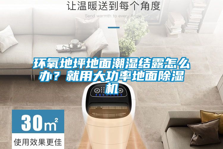 環(huán)氧地坪地面潮濕結(jié)露怎么辦？就用大功率地面除濕機