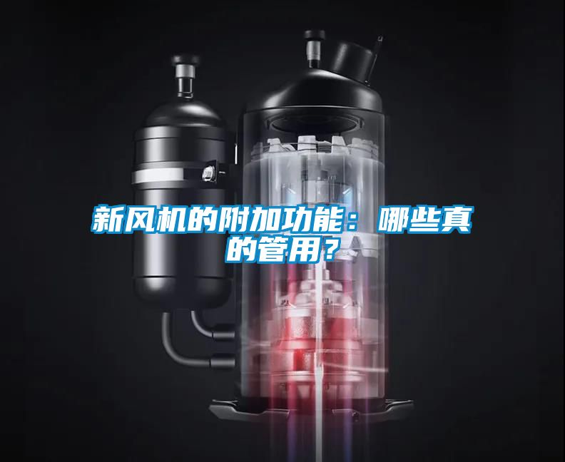 新風機的附加功能：哪些真的管用？