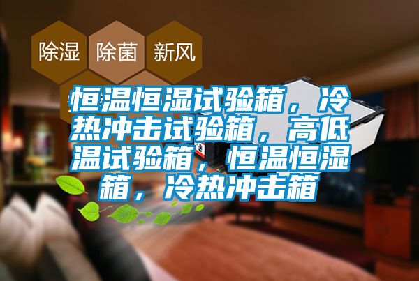 恒溫恒濕試驗箱，冷熱沖擊試驗箱，高低溫試驗箱，恒溫恒濕箱，冷熱沖擊箱
