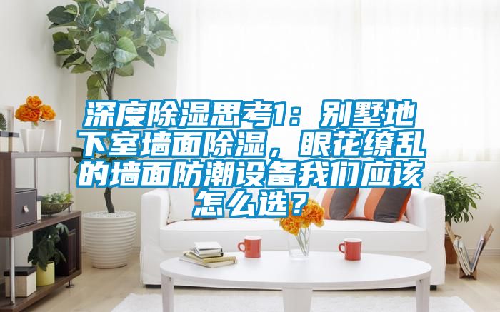 深度除濕思考1：別墅地下室墻面除濕，眼花繚亂的墻面防潮設(shè)備我們應(yīng)該怎么選？