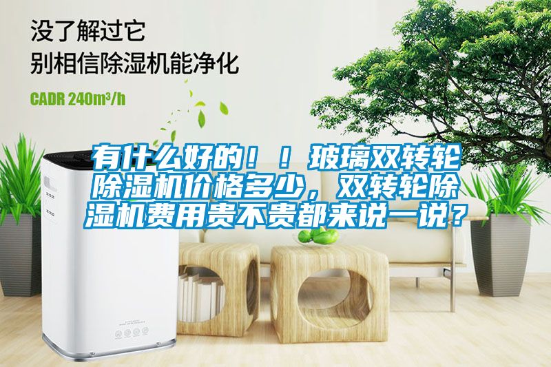 有什么好的??！玻璃雙轉輪除濕機價格多少，雙轉輪除濕機費用貴不貴都來說一說？