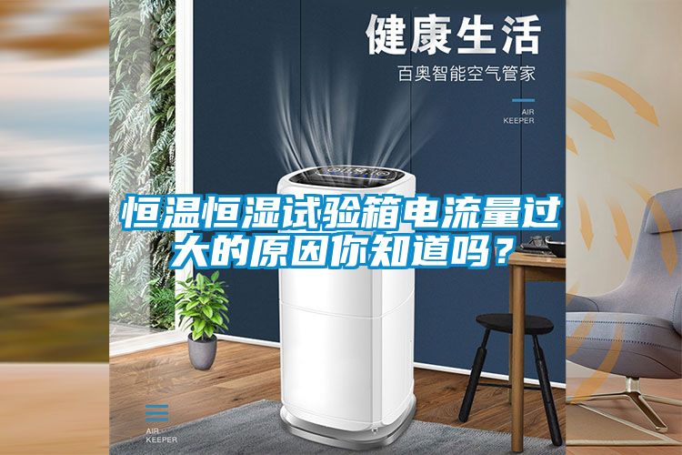 恒溫恒濕試驗箱電流量過大的原因你知道嗎？