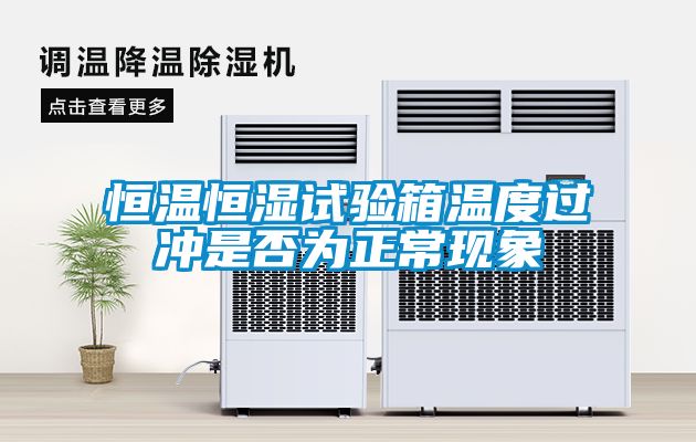 恒溫恒濕試驗箱溫度過沖是否為正?，F(xiàn)象