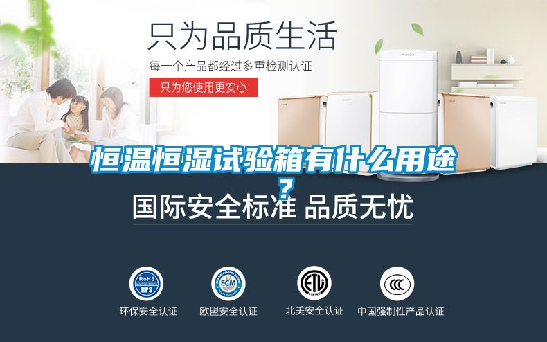 恒溫恒濕試驗箱有什么用途 ？