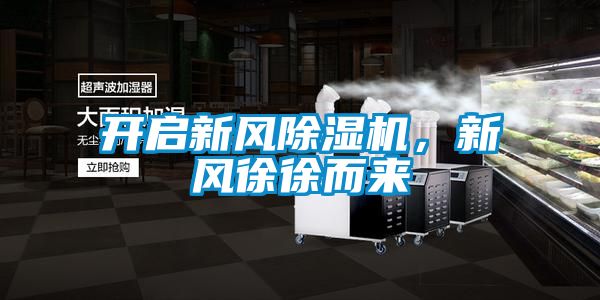 開(kāi)啟新風(fēng)除濕機(jī)，新風(fēng)徐徐而來(lái)