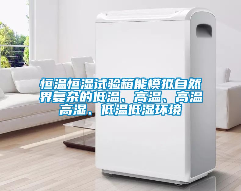 恒溫恒濕試驗(yàn)箱能模擬自然界復(fù)雜的低溫、高溫、高溫高濕、低溫低濕環(huán)境