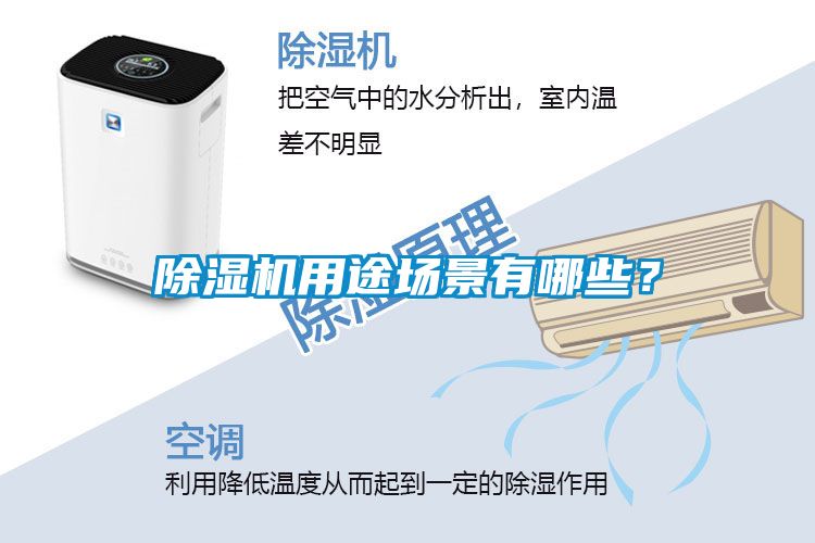 除濕機用途場景有哪些？
