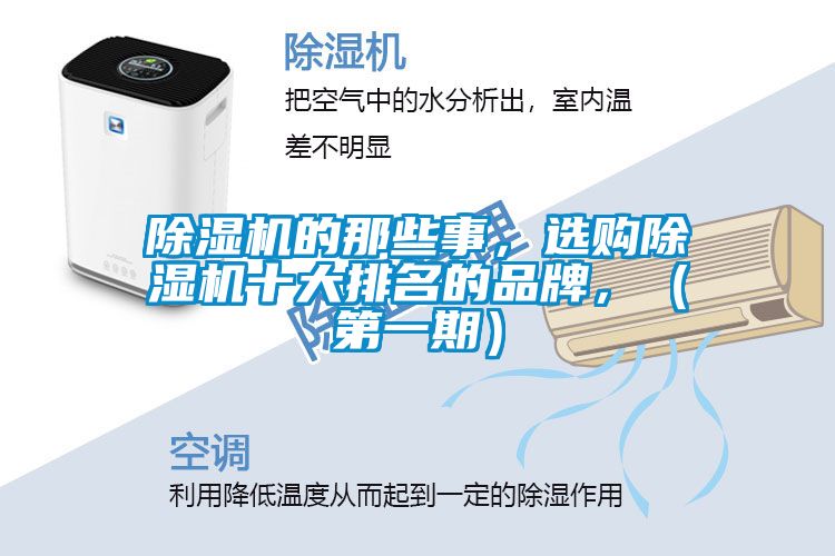 除濕機(jī)的那些事，選購除濕機(jī)十大排名的品牌，（第一期）